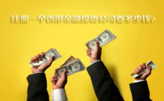 注冊(cè)一個(gè)香港金融投資公司要多少錢？